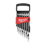 Milwaukee 48-22-9529 7pc Metric Flex Head Ratcheting Combination Wrench Set