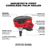 Milwaukee 2458-20 M12 Cordless Lithium-Ion Palm Nailer