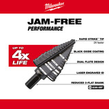 Milwaukee 48-89-9223 4-Piece Step Drill Bit Set