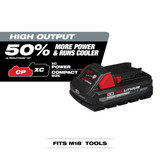 Milwaukee 48-11-1837 M18 REDLITHIUM HIGH OUTPUT CP3.0 Battery 2 Pack