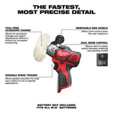 Milwaukee 2438-20 M12 12 Volt Lithium-Ion Cordless Variable Speed Polisher/Sander