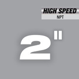 Milwaukee 48-36-1012 2" HIGH SPEED NPT Portable Pipe Threading Forged Aluminum Die Head