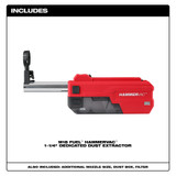 Milwaukee 2916-DE M18 FUEL HAMMERVAC 1-1/4" Dedicated Dust Extractor