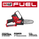 Milwaukee 2527-20 M12 FUEL HATCHET 6 in. Pruning Saw