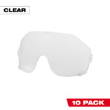 Milwaukee 48-73-1451 10pk Clear Eye Visor Replacement Lenses