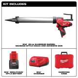 Milwaukee 2442-21 M12 Sausage Caulk Gun Kit
