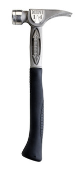 Milwaukee TBM14RMC TiBone Mini-14 oz Milled Face Hammer with 16 in. Curved Titanium Handle