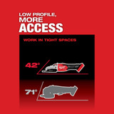 Milwaukee 2887-20 M18 FUEL 5" Flathead Braking Grinder, Slide Switch Lock-On