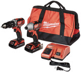 Milwaukee 2697-22CT M18 Cordless Lithium-Ion 2-Tool Combo Kit