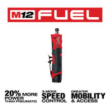 Milwaukee 2486-22 M12 FUEL Straight Die Grinder 2 Battery Kit