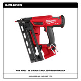Milwaukee 2841-20 M18 FUEL 16 Gauge Angled Finish Nailer