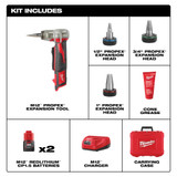 Milwaukee 2432-22 M12 ProPEX Expansion Tool Kit