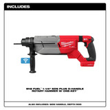 Milwaukee 2916-20 M18 FUEL 1-1/4" SDS Plus D-Handle Rotary Hammer w/ ONE-KEY