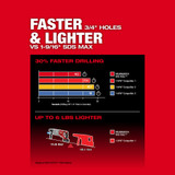 Milwaukee 2916-20 M18 FUEL 1-1/4" SDS Plus D-Handle Rotary Hammer w/ ONE-KEY
