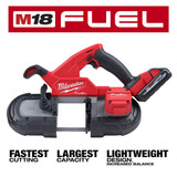 Milwaukee 2829-22 M18 FUEL Compact Band Saw Kit