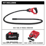 Milwaukee 2911-21 M18 FUEL 8' Concrete Pencil Vibrator Kit