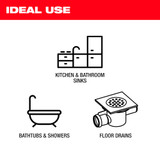 Milwaukee 2817A-21 M18 Drum Machine for 3/8-1/2 Cable