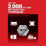 Milwaukee 2868-20 M18 FUEL 1 in. D-Handle High Torque Impact Wrench w/ ONE-KEY