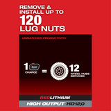 Milwaukee 2869-20 M18 FUEL 1 in. D-Handle Ext Anvil High Torque Impact Wrench w/ ONE-KEY