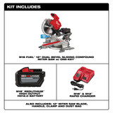 Milwaukee 2739-21HD M18 FUEL 12 in. Dual Bevel Sliding Compound Miter Saw Kit
