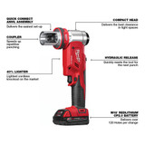 Milwaukee 2677-23 M18 FORCE LOGIC 6T Knockout Tool 1/2 in. 4 in.