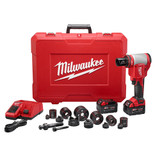 Milwaukee 2676-22 M18 FORCE LOGIC 10-Ton Knockout Tool 1/2 in. to 2 in. Kit