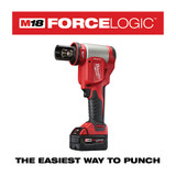 Milwaukee 2676-22 M18 FORCE LOGIC 10-Ton Knockout Tool 1/2 in. to 2 in. Kit