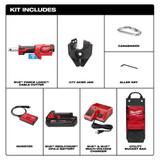 Milwaukee 2672-21S M18 FORCE LOGIC Cable Cutter Kit with 477 ACSR Jaws