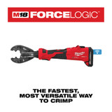 Milwaukee 2978-22BG M18 FORCE LOGIC 6T Linear Utility Crimper Kit w/ BG-D3 Jaw