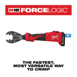 Milwaukee 2978-22O M18 FORCE LOGIC 6T Linear Utility Crimper Kit w/ O-D3 Jaw