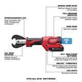 Milwaukee 2678-22 M18 FORCE LOGIC 6T Utility Crimper Kit with D3 Grooves Snub Nose