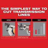 Milwaukee 2678-22O M18�FORCE LOGIC 6T Utility Crimping Kit with D3 Grooves and Fixed O Die