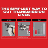 Milwaukee 2678-22BG M18 FORCE LOGIC 6T Utility Crimping Kit with D3 Grooves and Fixed BG Die