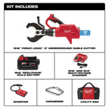 Milwaukee 2776-21 M18 FORCE LOGIC 3 in. Underground Cable Cutter