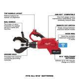 Milwaukee 2776-21 M18 FORCE LOGIC 3 in. Underground Cable Cutter