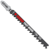 Diablo DJT144D5 4 in. 6 TPI High Carbon Steel T-Shank Jig Saw Blades for Fast Wood Cuts (5-Pack)