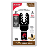 Diablo DOU125JBW3 1-1/4 in. Universal Fit Bi-Metal Oscillating Blades for Clean Wood (3-Pack)