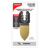Diablo DOU40CGSF 1-1/4 in. 40-Grit Universal Fit Carbide Grit Oscillating Detail Sanding Plate