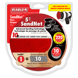 Diablo DND050220H10I 5 in. 220 Grit (Ultra Fine) SandNET Discs with Connection Pad (10-Pack)