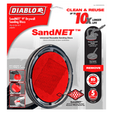 Diablo DND090080H05G 9 in. 80 Grit (Coarse) Drywall SandNET Discs (5-Pack)