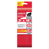 Diablo DCB318120S02G 3 in. x 18 in. Sanding Belt 120 Grit (2-Pack)