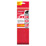 Diablo DCB321050S05G 3 in. x 21 in. Sanding Belt 50 Grit (5-Pack)
