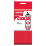 Diablo DCB424080S02G 4 in. x 24 in. Sanding Belt 80 Grit (2-Pack)