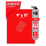 Diablo DCS911120S04G 9 in. x 11 in. 120-Grit (Medium) Sanding Sheet (4-Pack)
