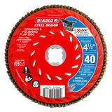 Diablo DCX045040X01F 4-1/2 in. 40-Grit Flap Disc for X-Lock and All Grinders