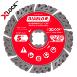 Diablo DDX050SET101C 5 in. Diamond Segmented Turbo Masonry Cut-Off with X-LOCK arbor