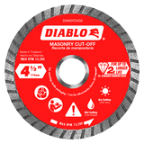 Diablo DMADT0450 4-1/2 in. Diamond Turbo Cut-Off Discs for Masonry