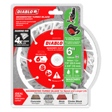 Diablo DMADST0600 6 in. Diamond Segmented Turbo Cut-Off Discs for Masonry