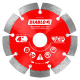 Diablo DMADS0400 4 in. Diamond Segmented Cut-Off Discs for Masonry