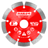 Diablo DMADS0500 5 in. Diamond Segmented Cut-Off Discs for Masonry